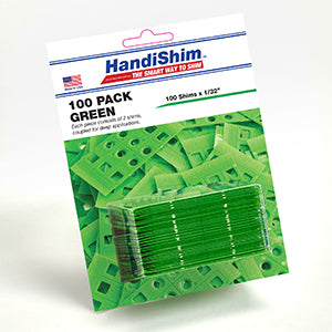 ¹⁄₃₂" GREEN HandiShim™