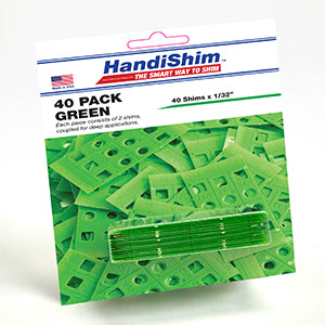 ¹⁄₃₂" GREEN HandiShim™